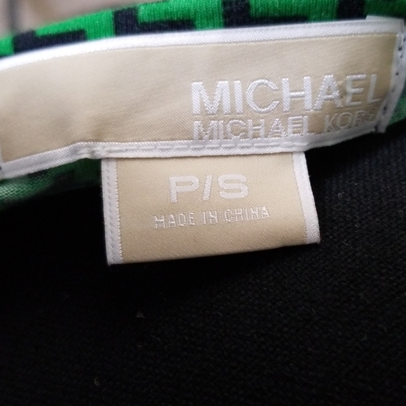 Michael Kors Green printed shirt - Picture 4 of 4